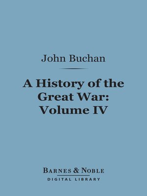 cover image of A History of the Great War, Volume 4 (Barnes & Noble Digital Library)